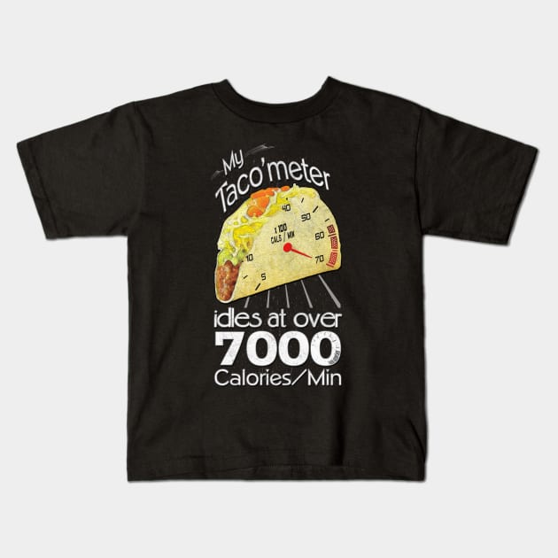 Funny Taco Lover Kids T-Shirt by norules